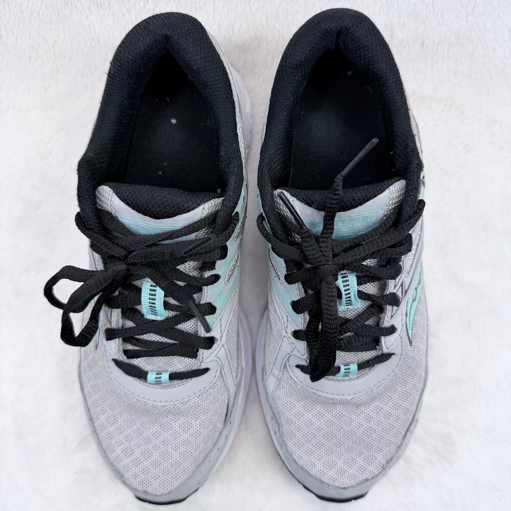 Saucony Cohesion 13 Womens Running Shoes Gray Teal Size 7.5 S10560-2 - Picture 8 of 10